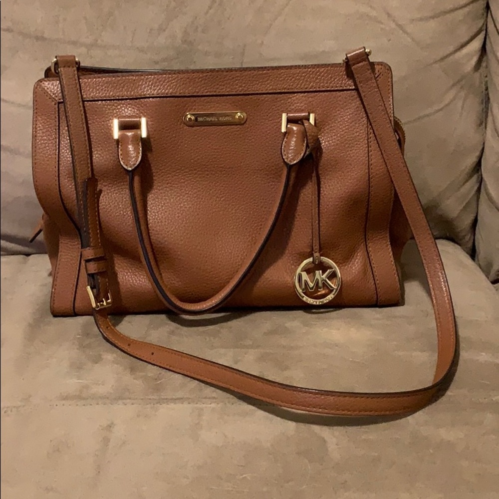 Used brown Michael Kors satchel